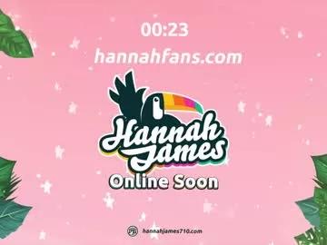hannahjames710 on Chaturbate 