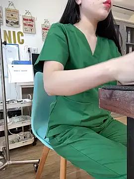 Clinic_Sexy — masturbation in public clinic/