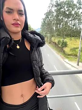 Naughty_Friends_ — Walking with only the jacket on the high